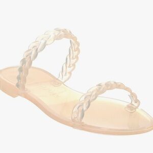 Stuart Weitzman Braida Sawyer Jelly Slide on Sandals